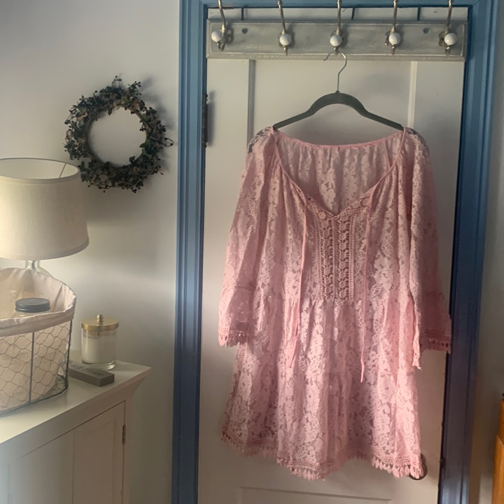 Lace cover up/dress